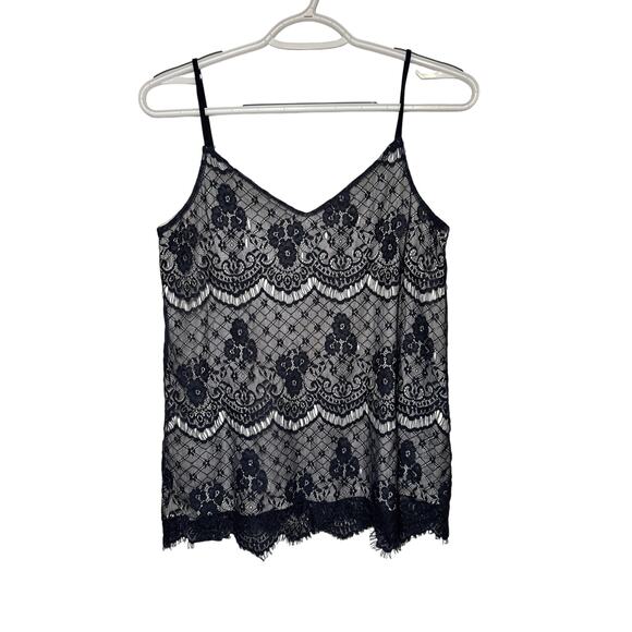 Maurices lace overlay camisole tank top womens small y2k festival coquette fairy - Picture 1 of 8